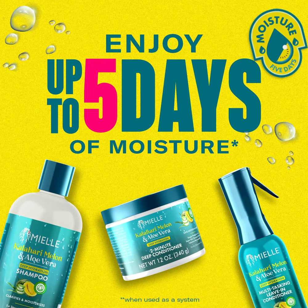 Mielle Organics Weightless Hair Oil enhances curl definition with shine.