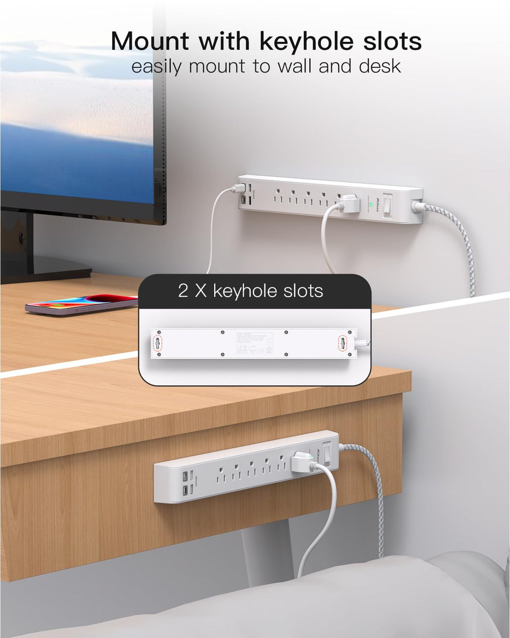 Mifaso surge protector indicator light shows on/off status.