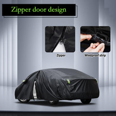 Migaven car cover driver zipper access lets you reach the cabin without removing the cover.