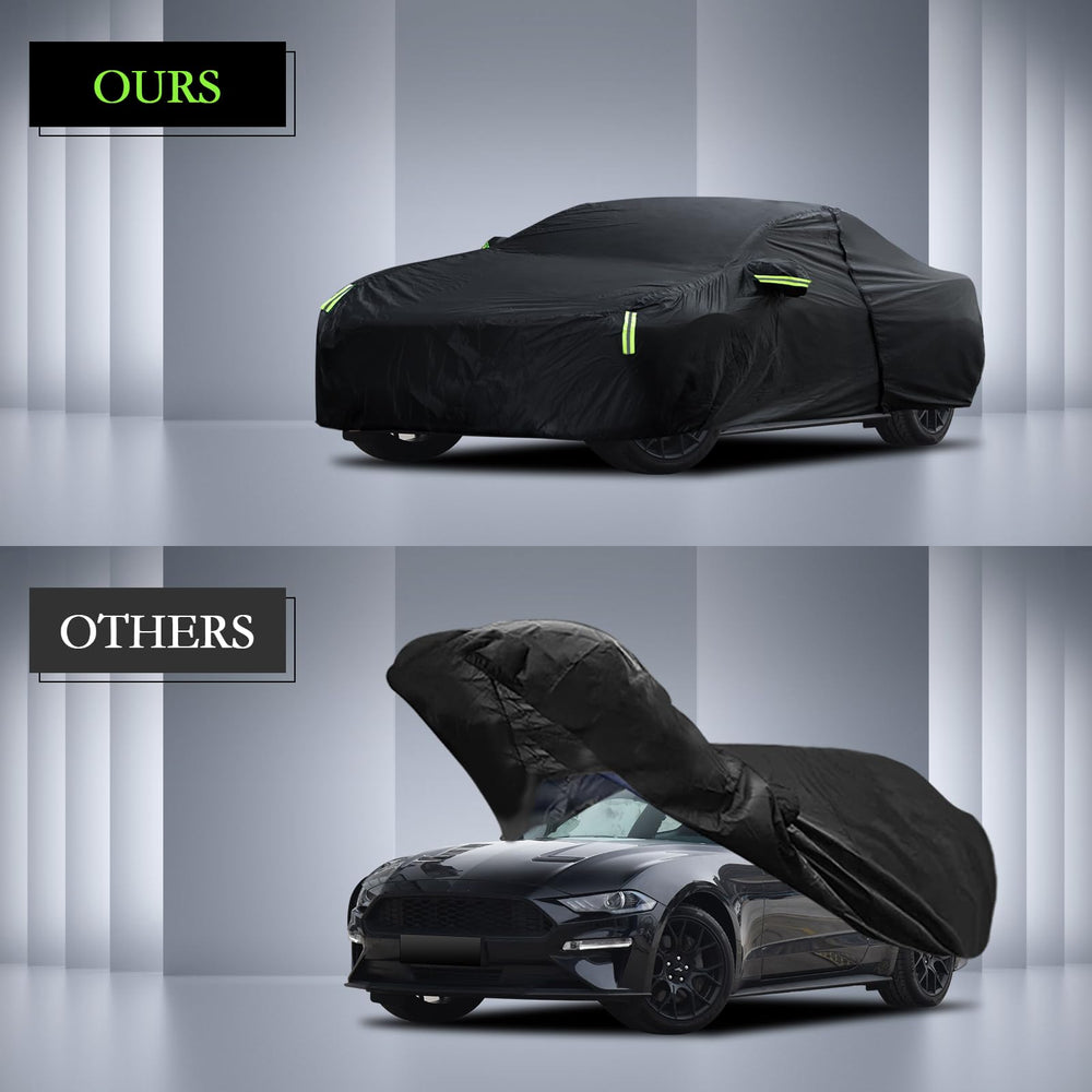 Migaven car cover includes storage bag for easy packing and transport.
