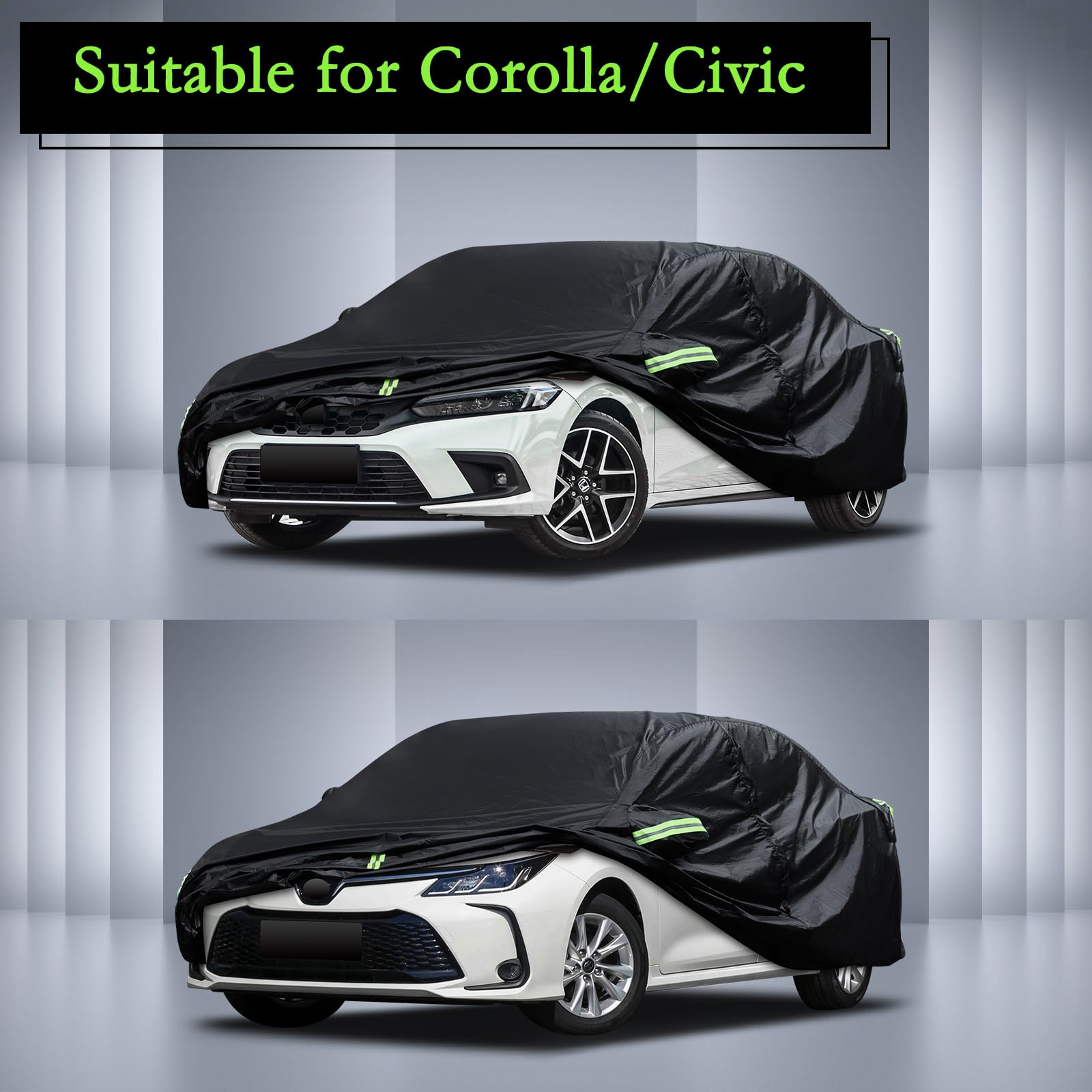 Migaven car cover blocks UV rays to protect paint from sun exposure.