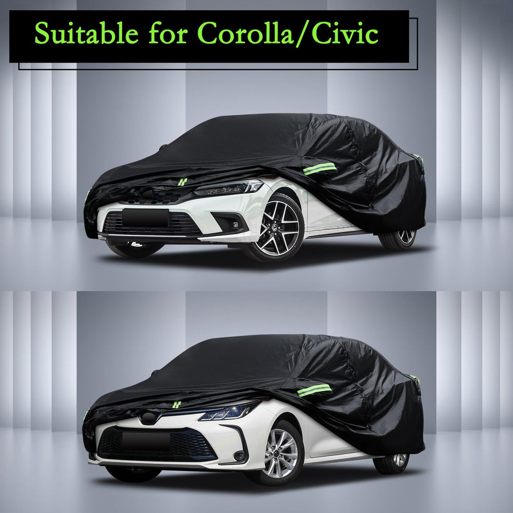 Migaven car cover blocks UV rays to protect paint from sun exposure.