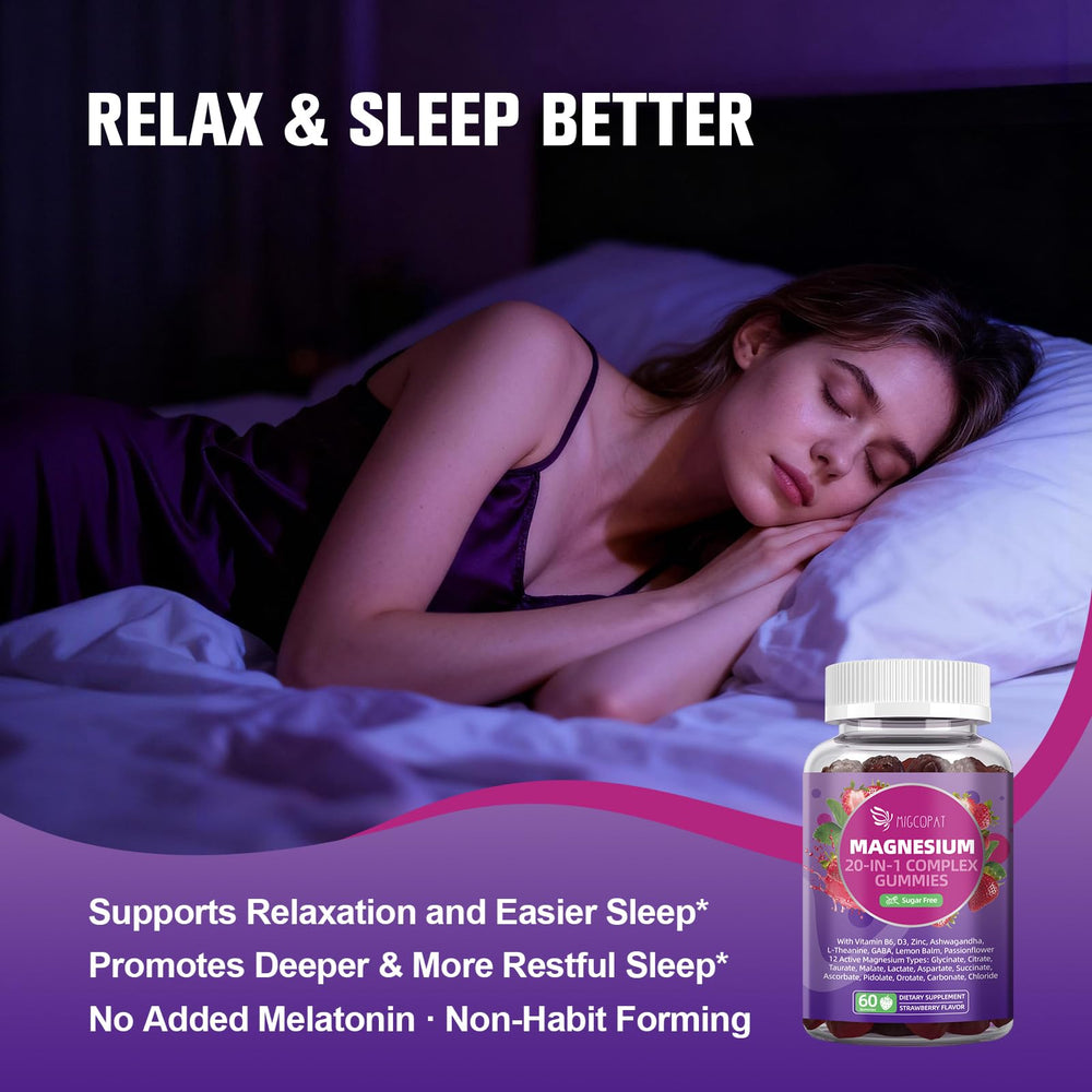Migcopat gummies in daily routine context for relaxing and muscle comfort