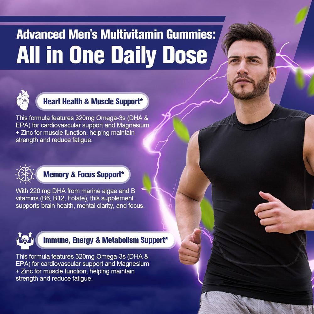 Migcopat gummies with omega-3 support brain and heart health.