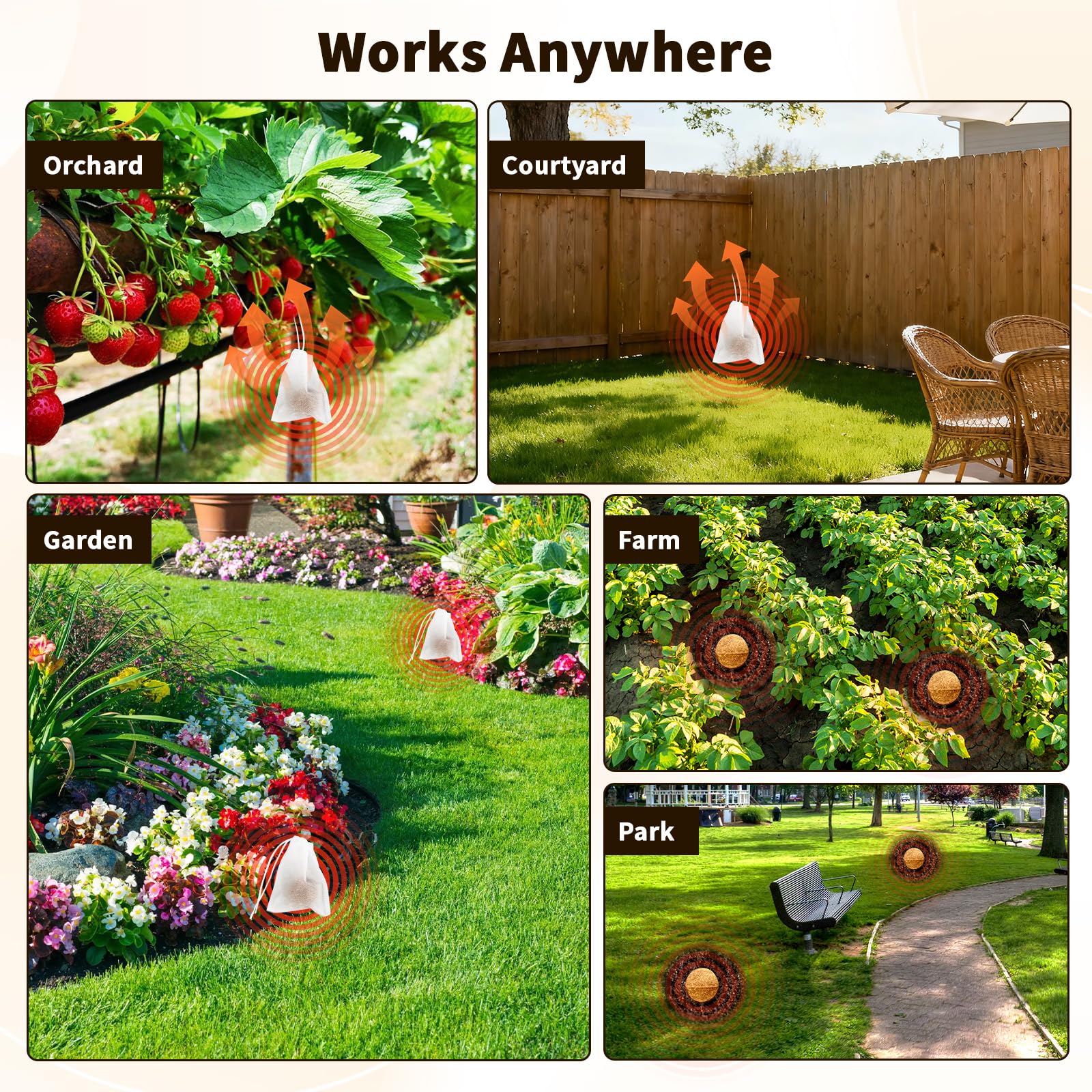 Migdracy long-lasting outdoor protection shown on a sunny lawn.
