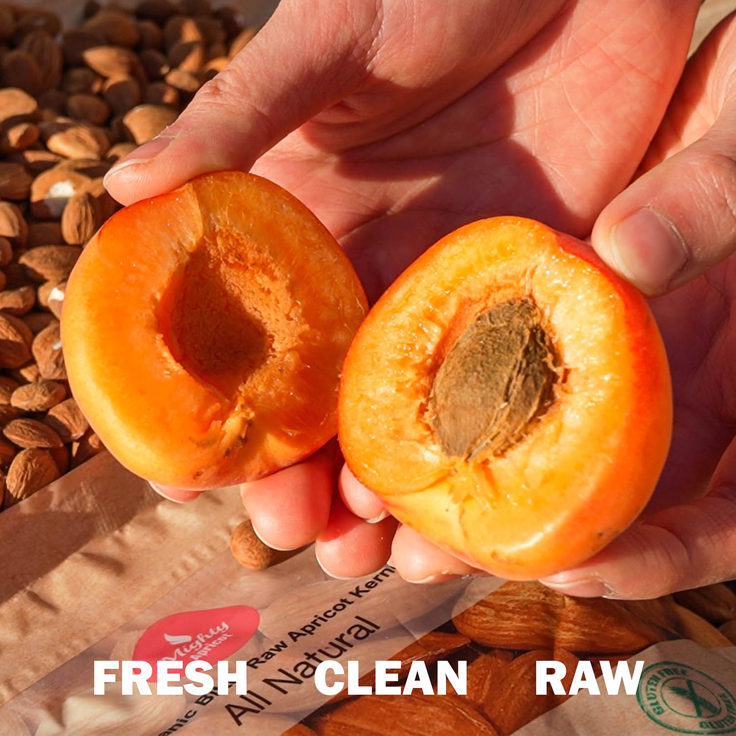 Mighty Apricot vegan gluten-free label supports dietary needs