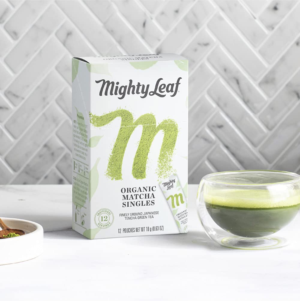 Mighty Leaf cold-brew Matcha ready in a 16-ounce bottle.