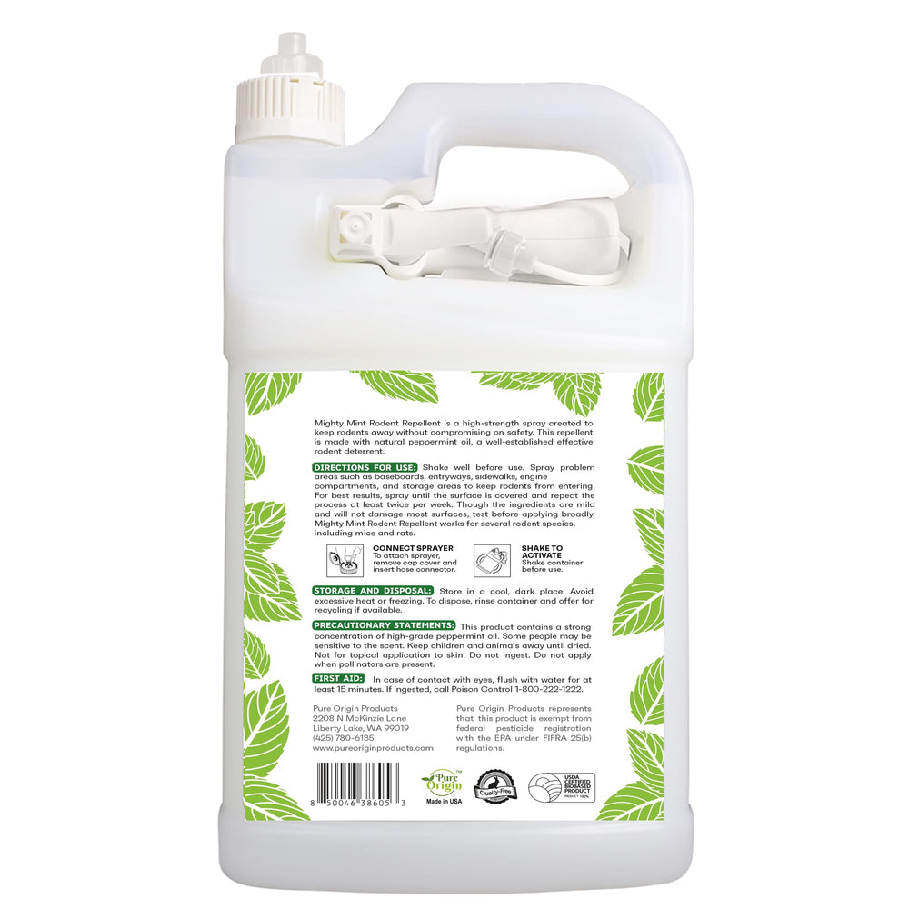 Mighty Mint 128oz gallon bottle for long-lasting coverage.