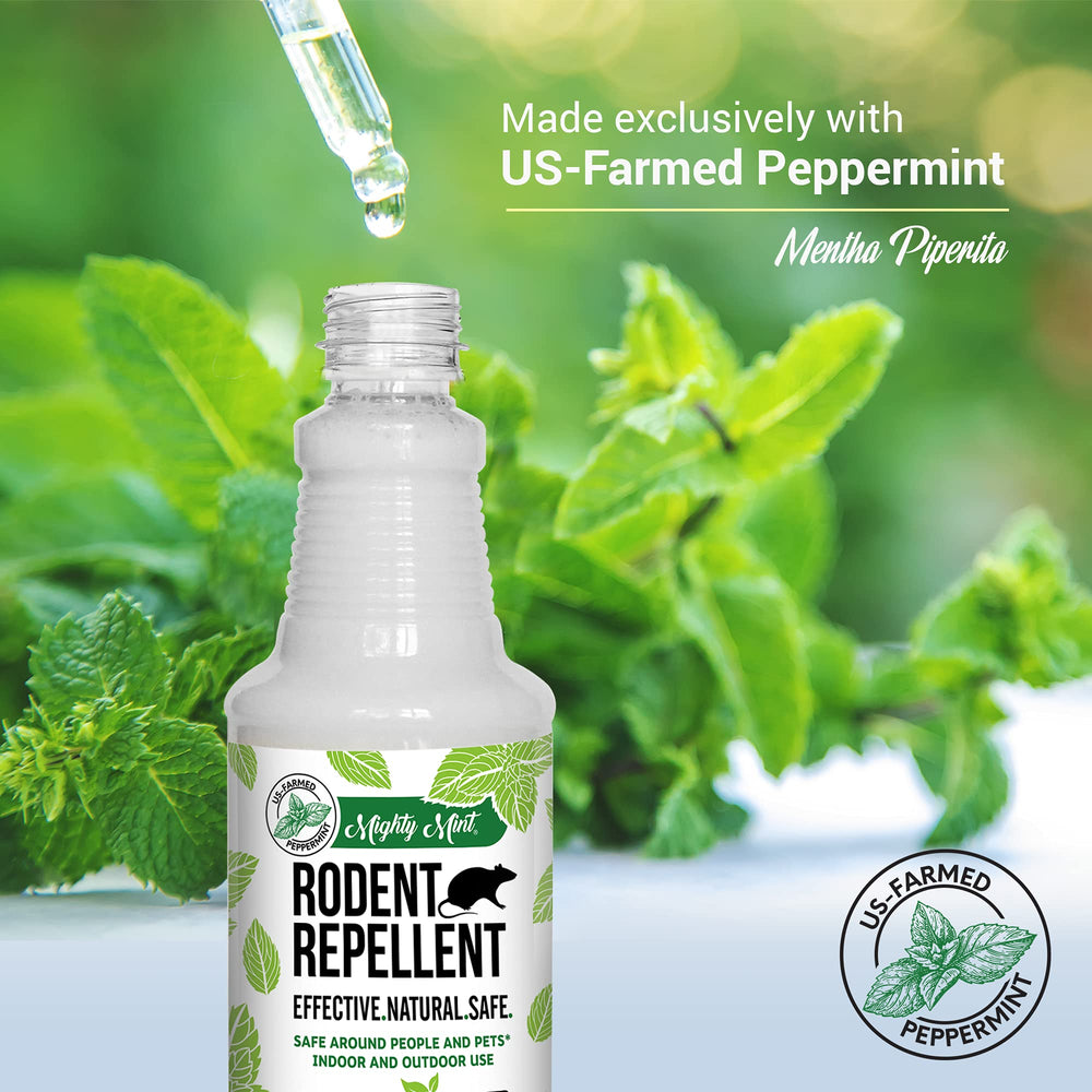 Mighty Mint concentrated peppermint formula for deterrence