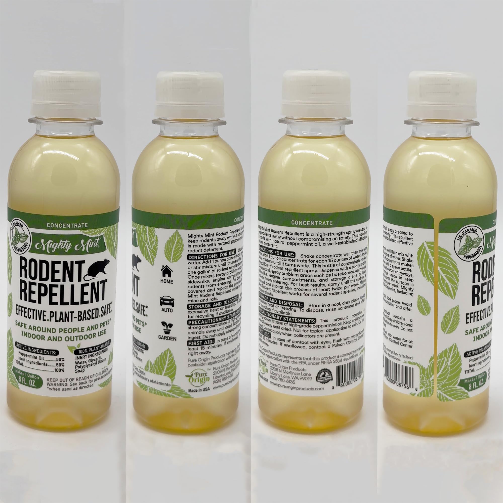 Mighty Mint easy-to-use concentrate system simplifies create-and-spray pest control.
