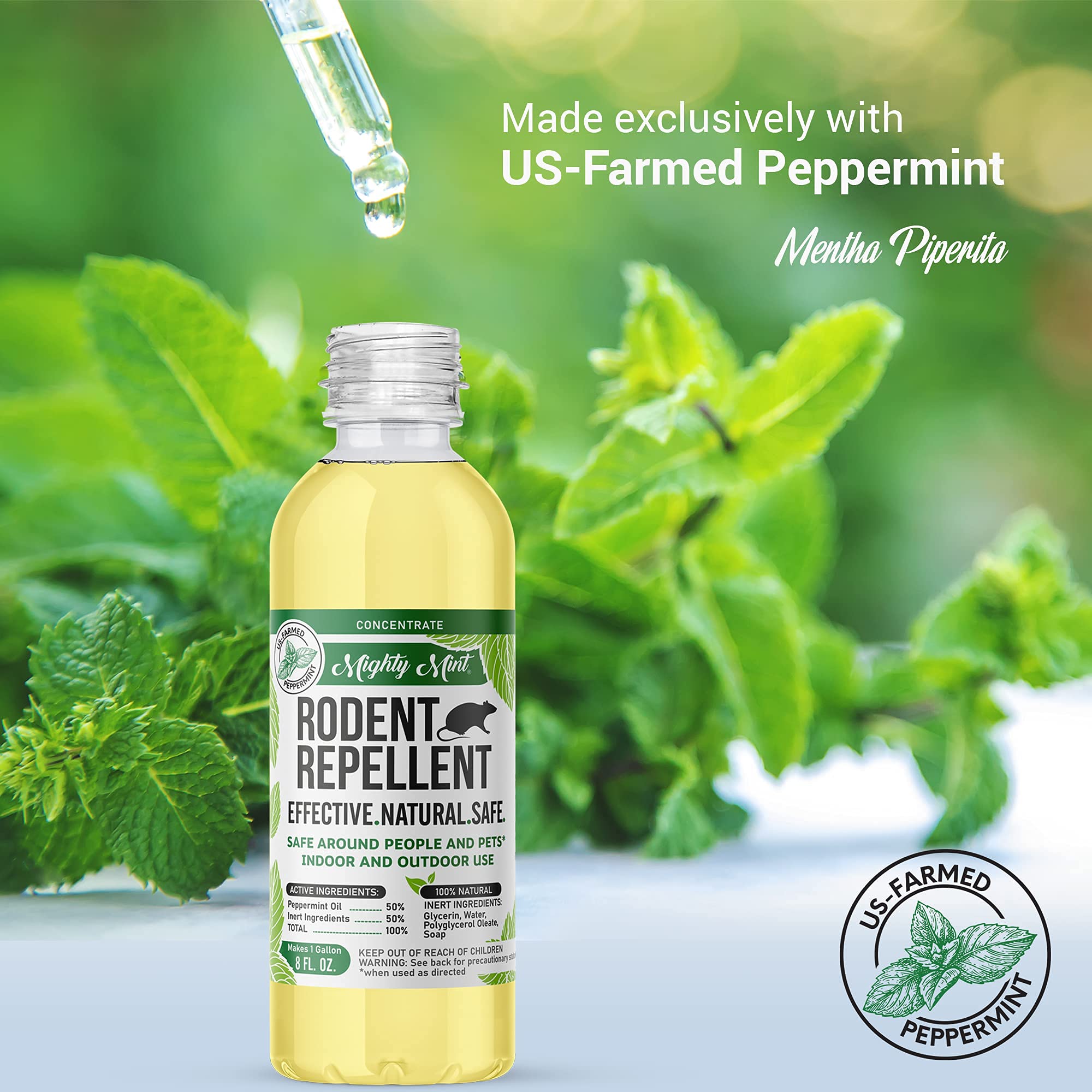 Mighty Mint fresh mint aroma after application adds a clean scent to spaces.