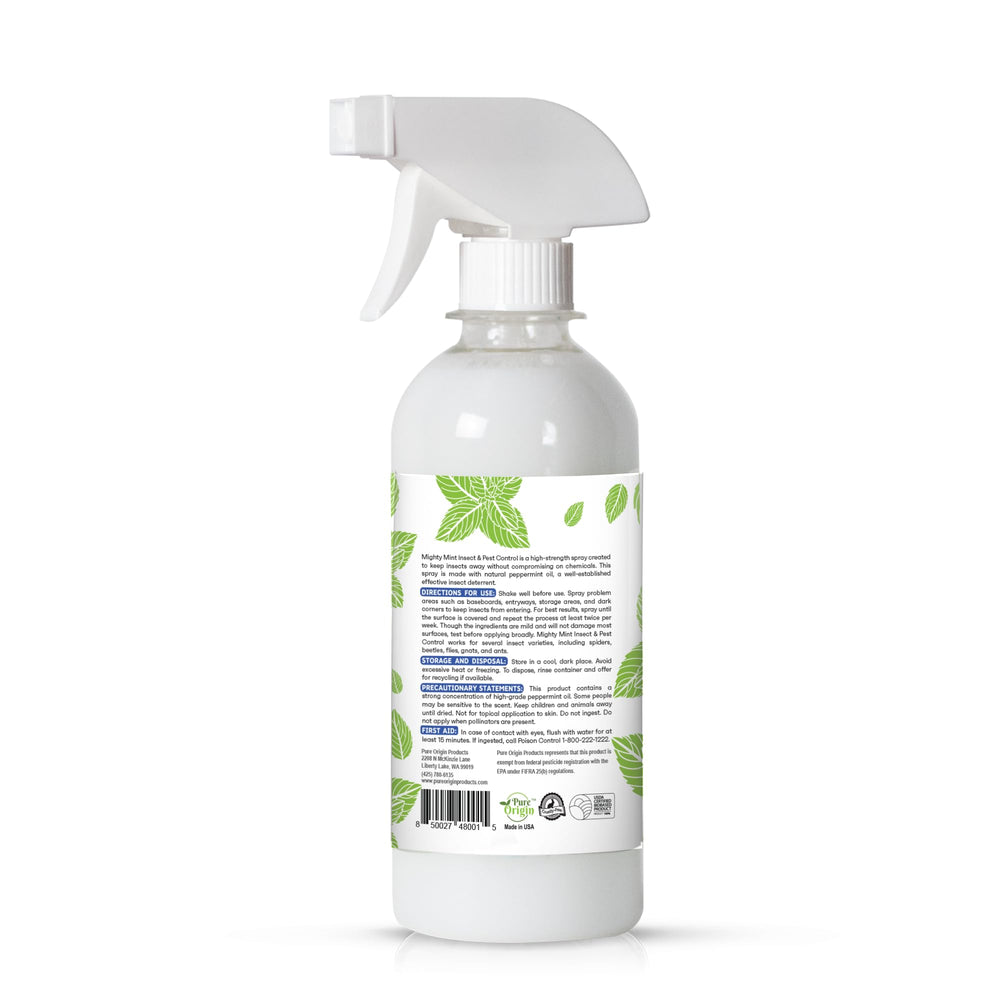 Mighty Mint peppermint oil aroma fills space with fresh scent.