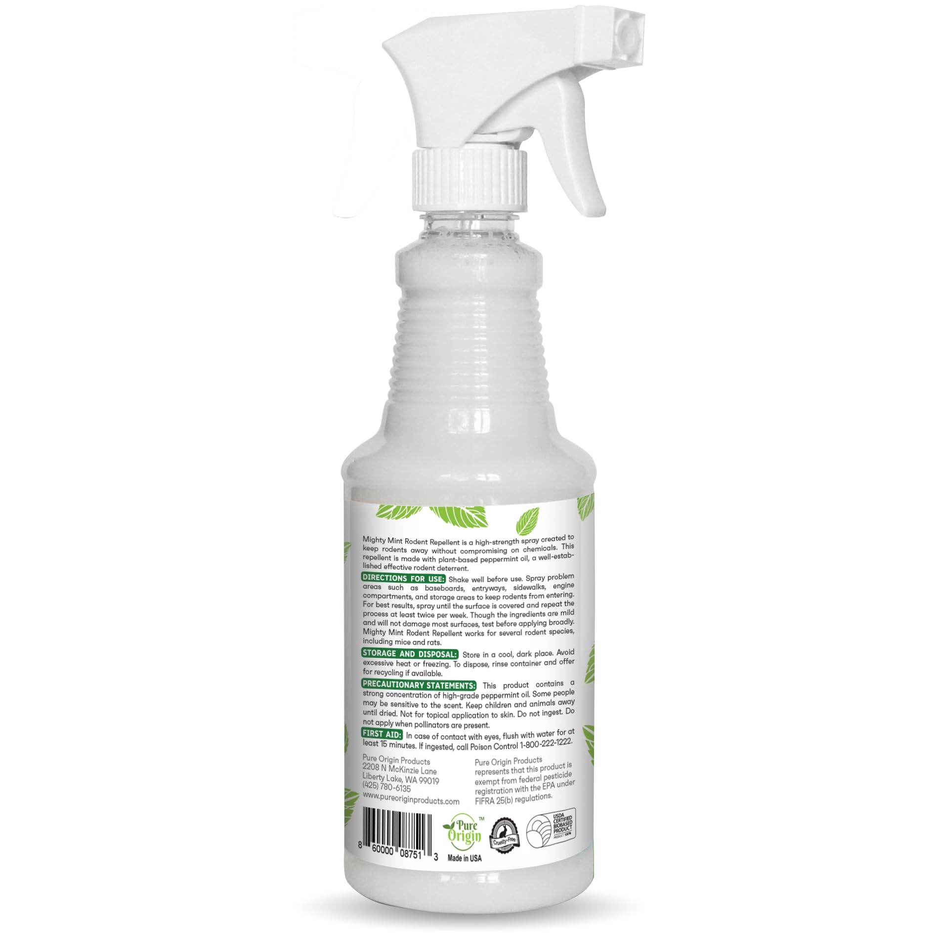 Mighty Mint ready-to-use 16oz spray for targeted protection.