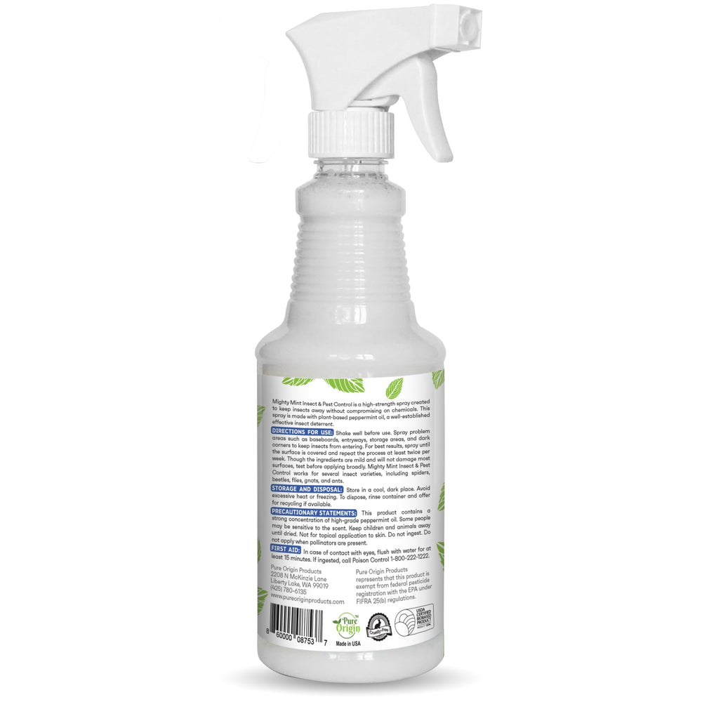 Mighty Mint helps deter spiders, ants, and roaches near entryways.