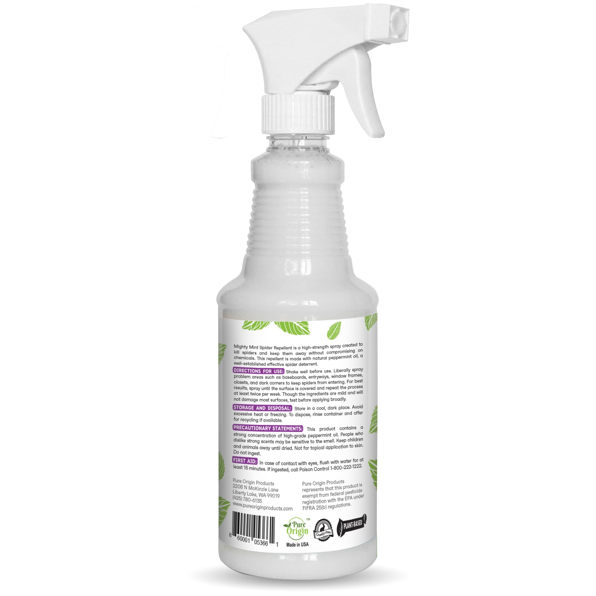 Mighty Mint spray offers easy, targeted pest relief application.