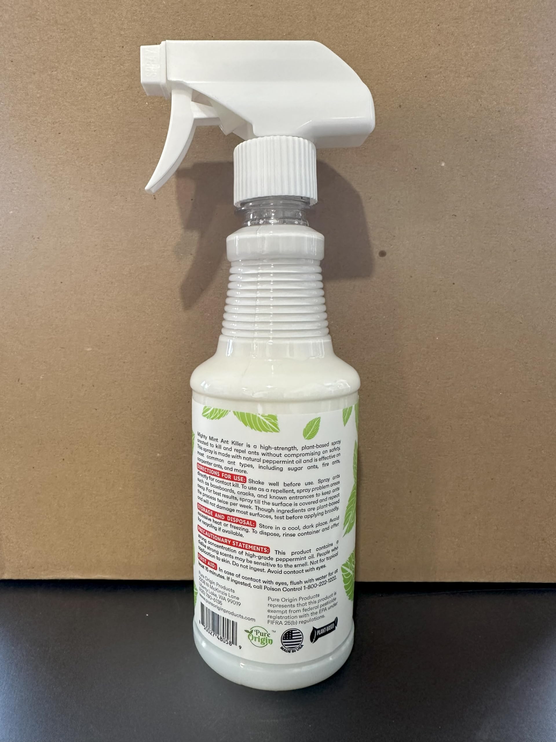 Mighty Mint surface-safe spray alternative with natural ingredients for peace of mind.