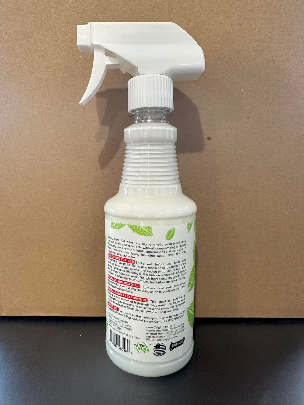 Mighty Mint surface-safe spray alternative with natural ingredients for peace of mind.