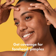 Mighty Patch Forehead contoured-fit hugs the brow area for discreet daytime wear