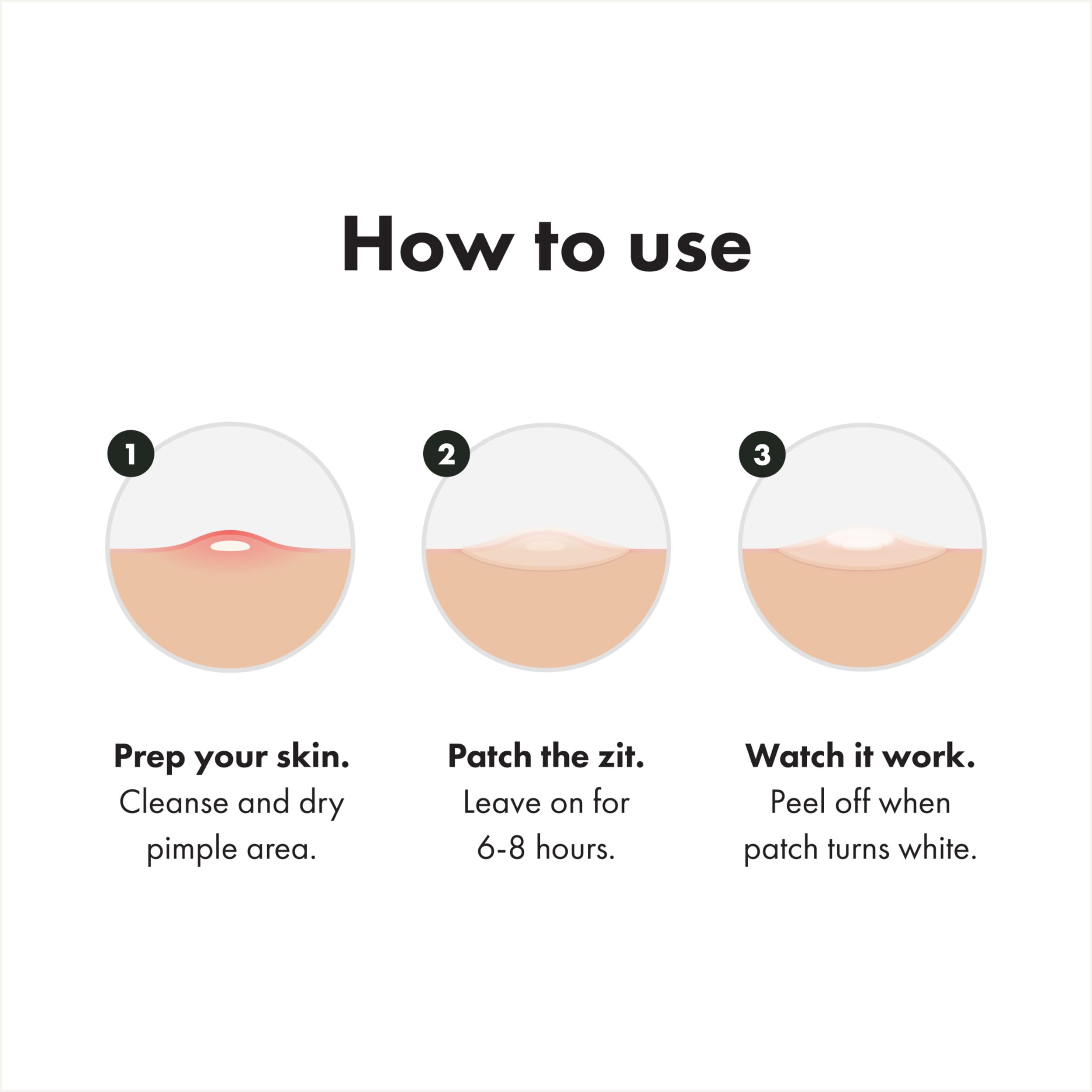 Mighty Patch Invisible+ clear matte film blends into skin.