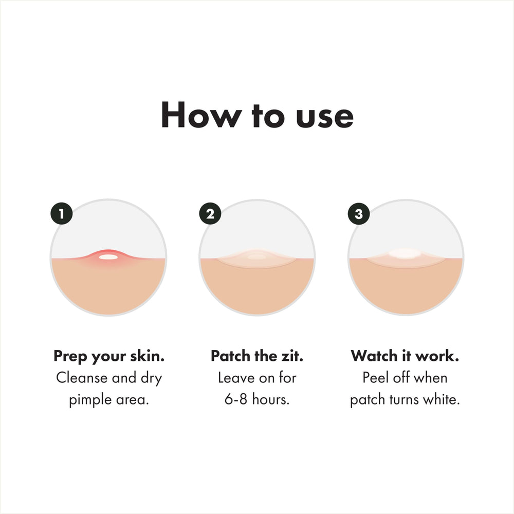 Mighty Patch Invisible+ clear matte film blends into skin.