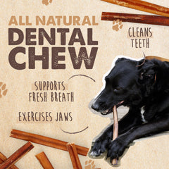 Mighty Paw Naturals bully sticks show grass-fed beef—single-ingredient chew with no additives.