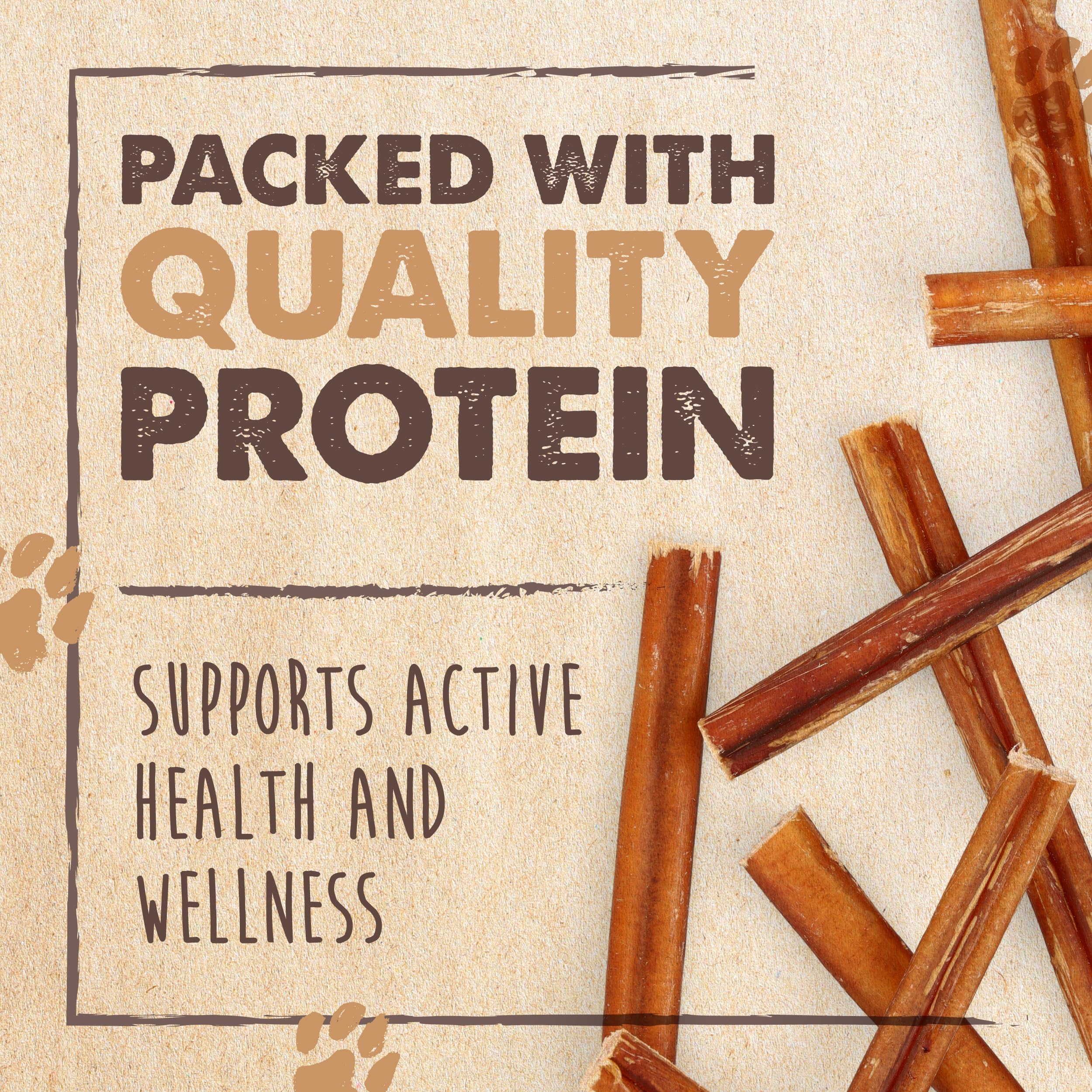 Mighty Paw Naturals single-ingredient chews—simple recipe, clear nutrition.