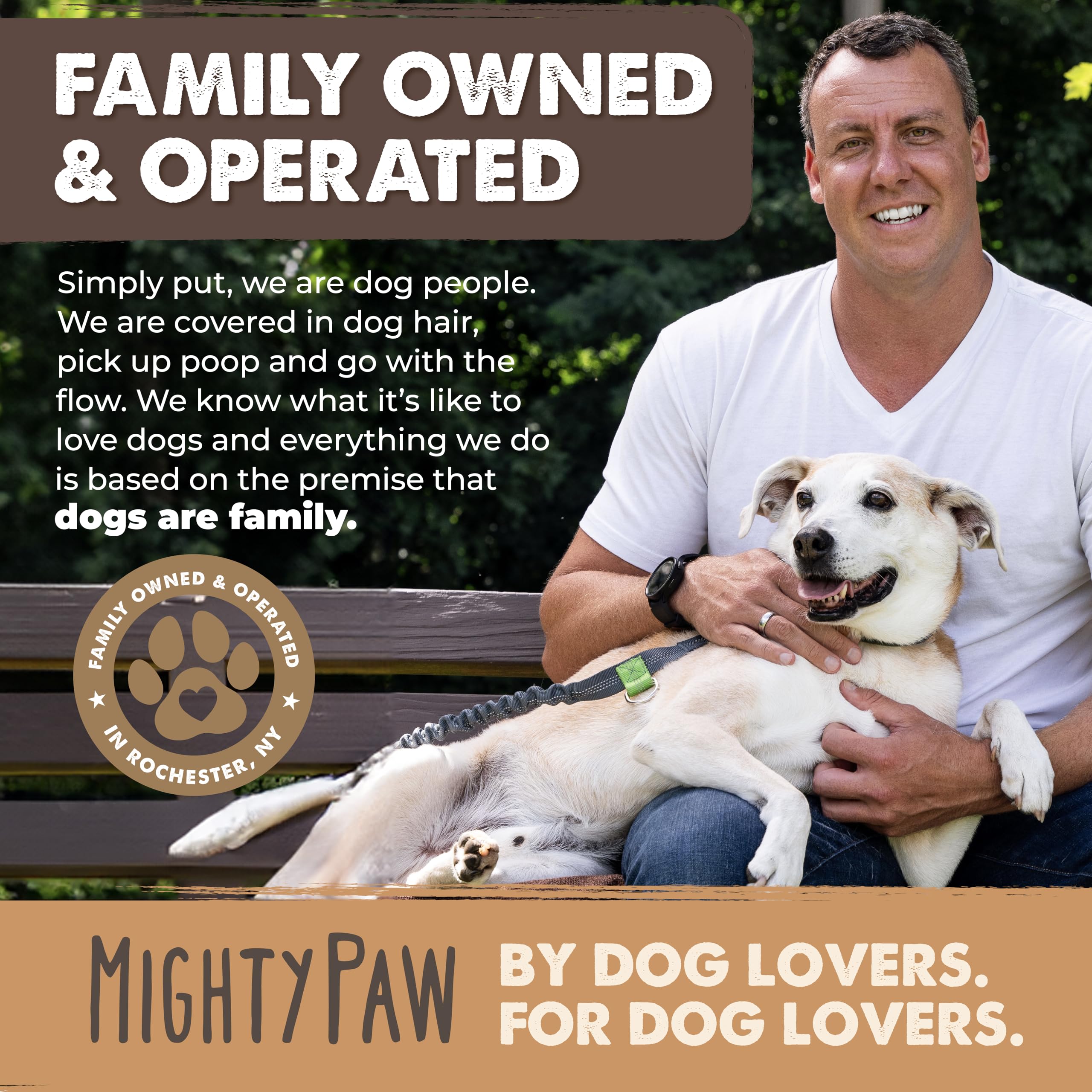 Mighty Paw Yak Cheese Puffs suitable for dogs of all sizes.