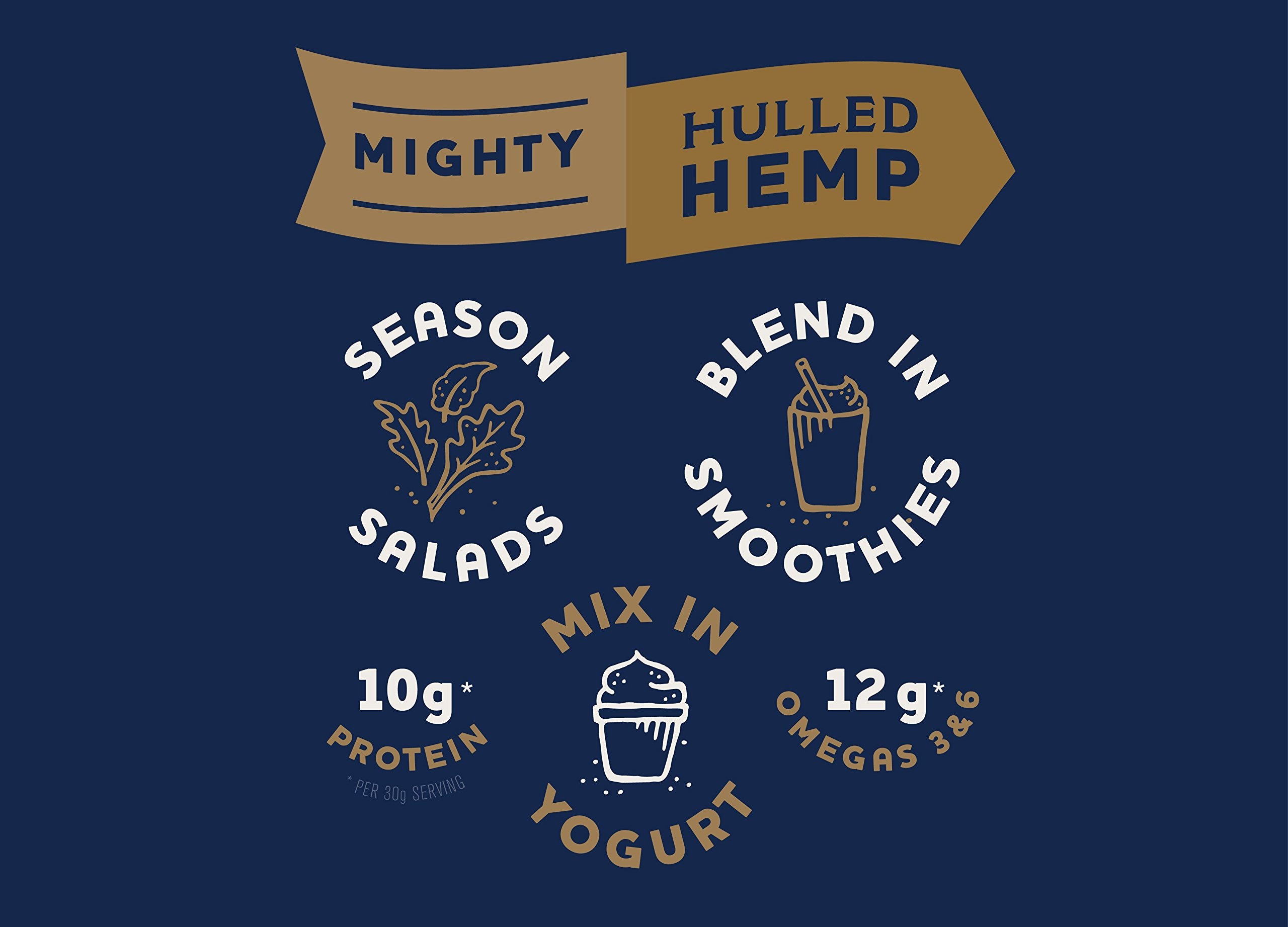 Mighty Seed Hemp Hulled Seeds in granola boost protein and crunch
