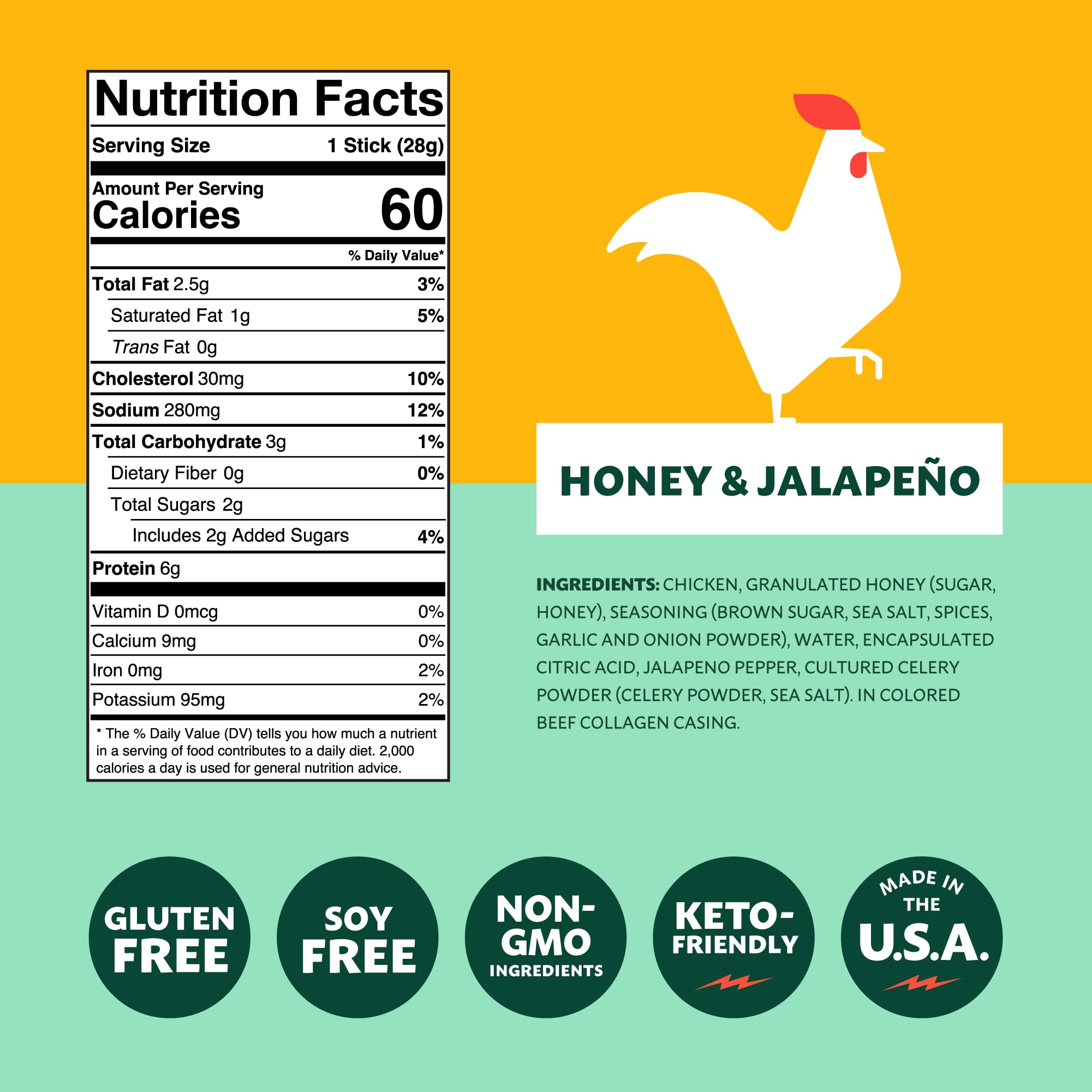 Mighty Spark Honey Jalapeño chicken sticks in gym bag for on-the-go fuel.