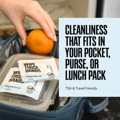 MightyGood Wipe Those Hands On-The-Go alcohol-free fragrance-free formula for sensitive skin.