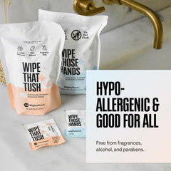 MightyGood Wipe Those Hands 30-count wipe, individually wrapped for clean hands anywhere.