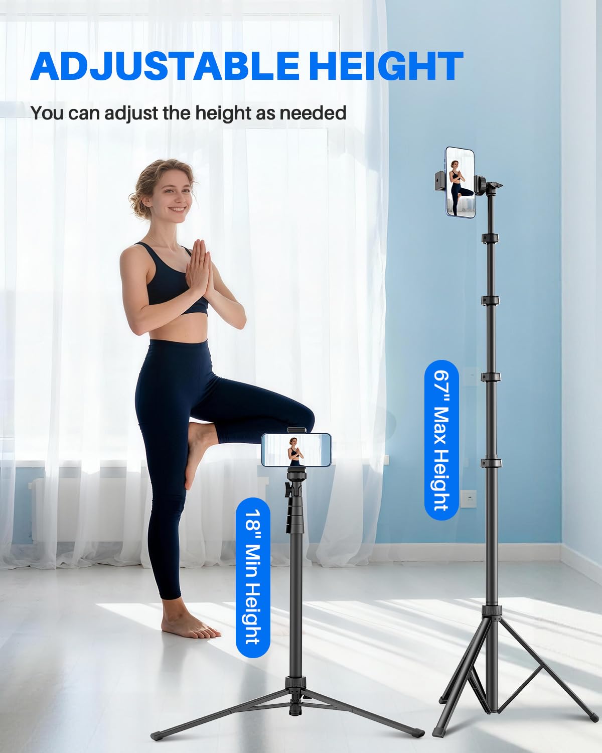 MIIASI universal phone holder with adjustable width for most phones.