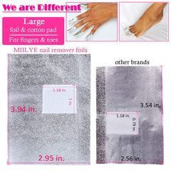 MIILYE acetone remover not included note highlights compatibility with personal remover