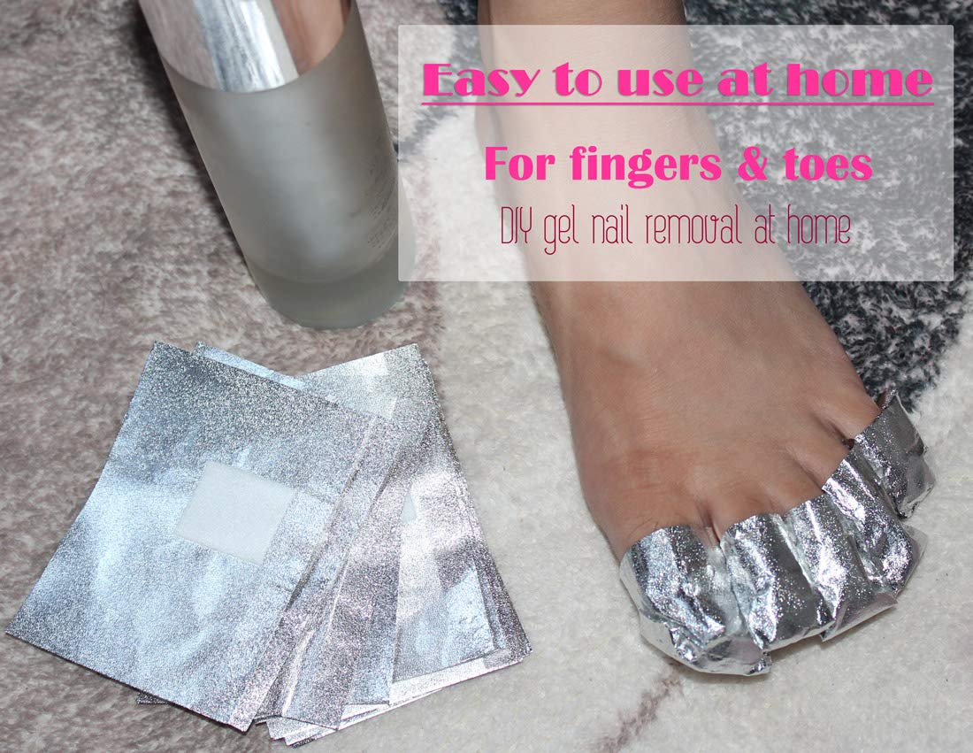 MIILYE wraps for fingers to toes simplify gel removal at home or salon