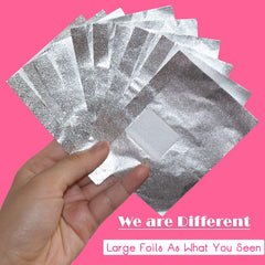 MIILYE hygienic disposable foil wraps protect skin during removal
