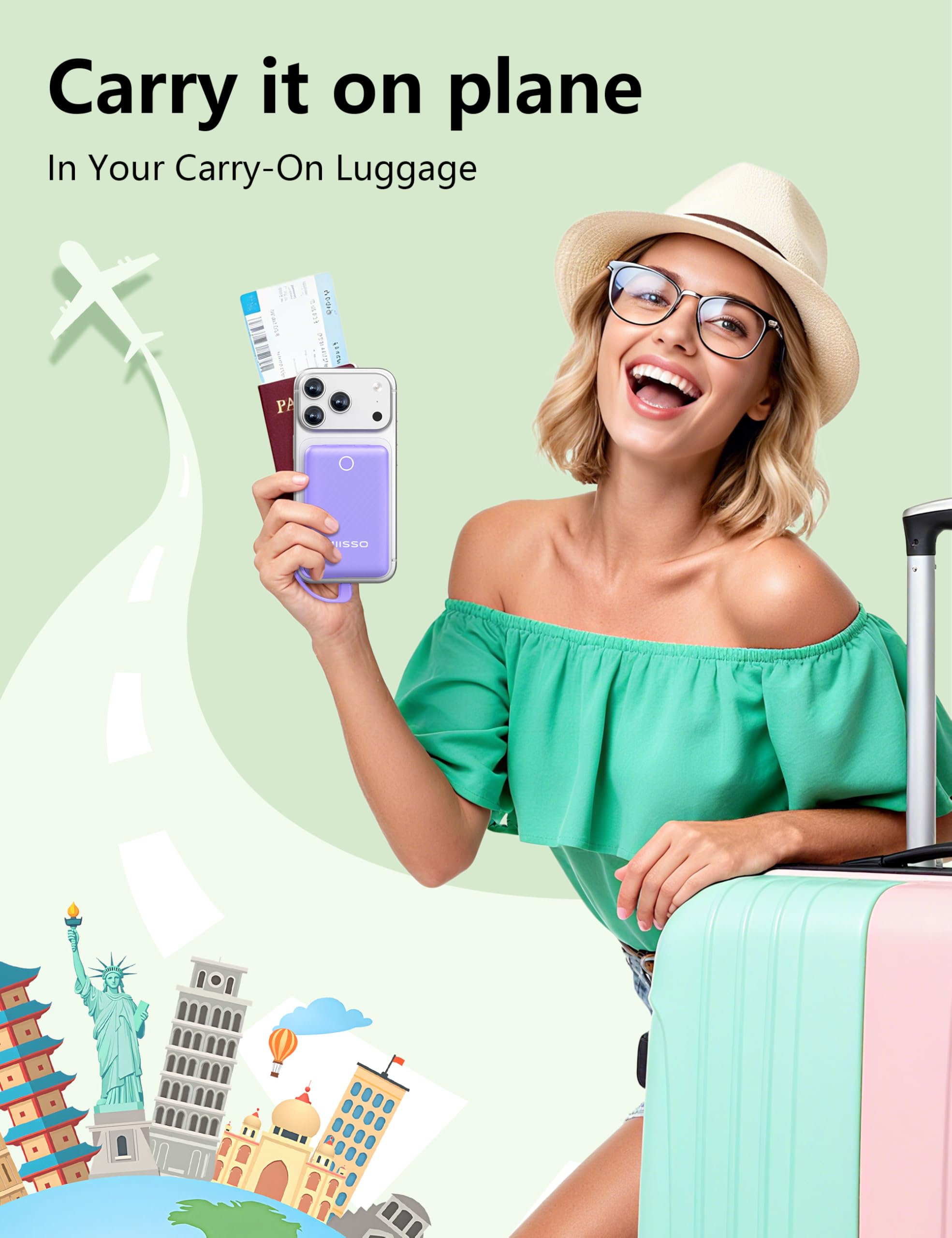 Widely compatible with iPhone, Samsung, tablets and more.