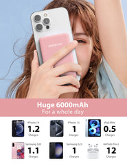 Miisso pink power bank suits daily use with stylish portability.