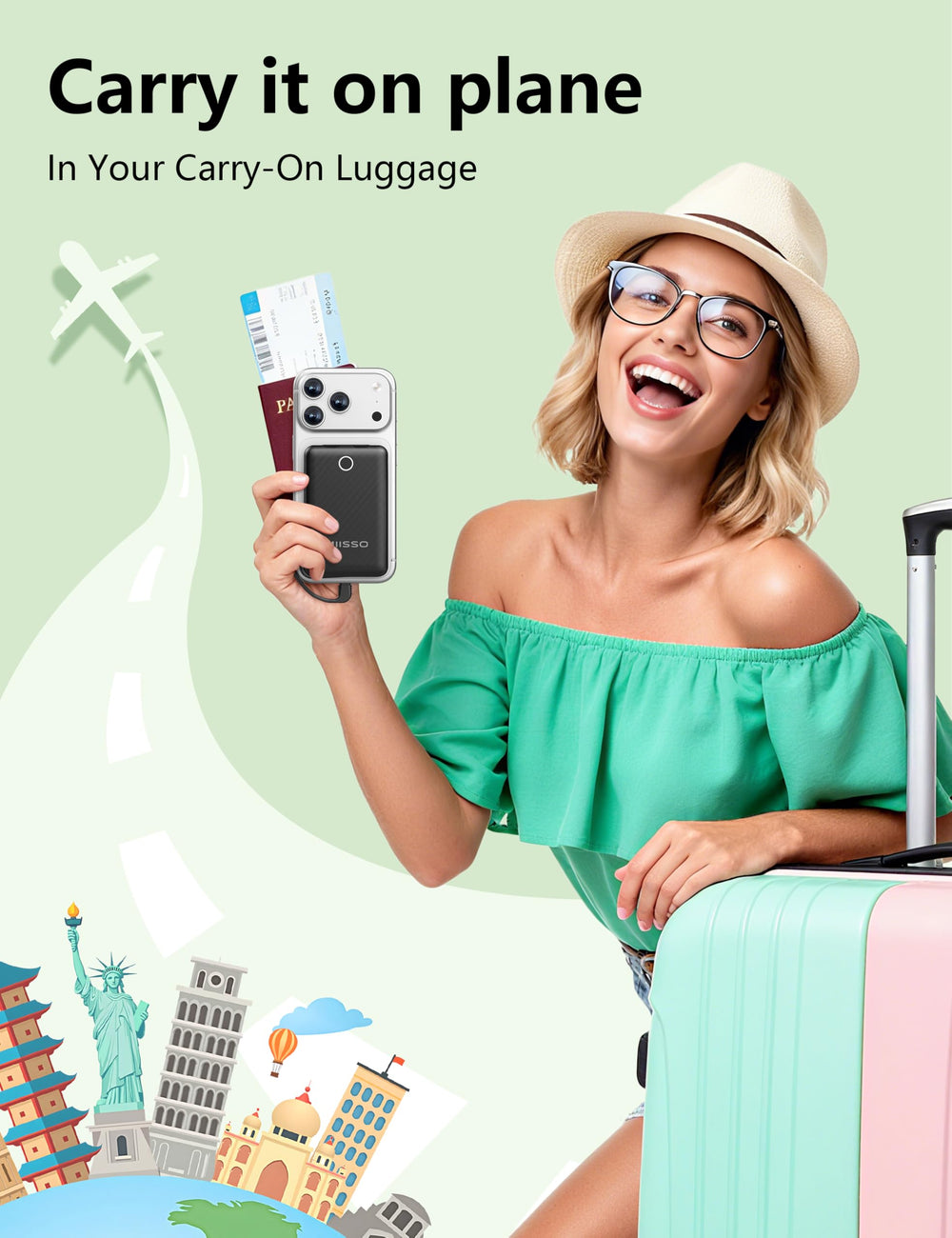 Slim, pocket-friendly design ideal for travel and daily use.