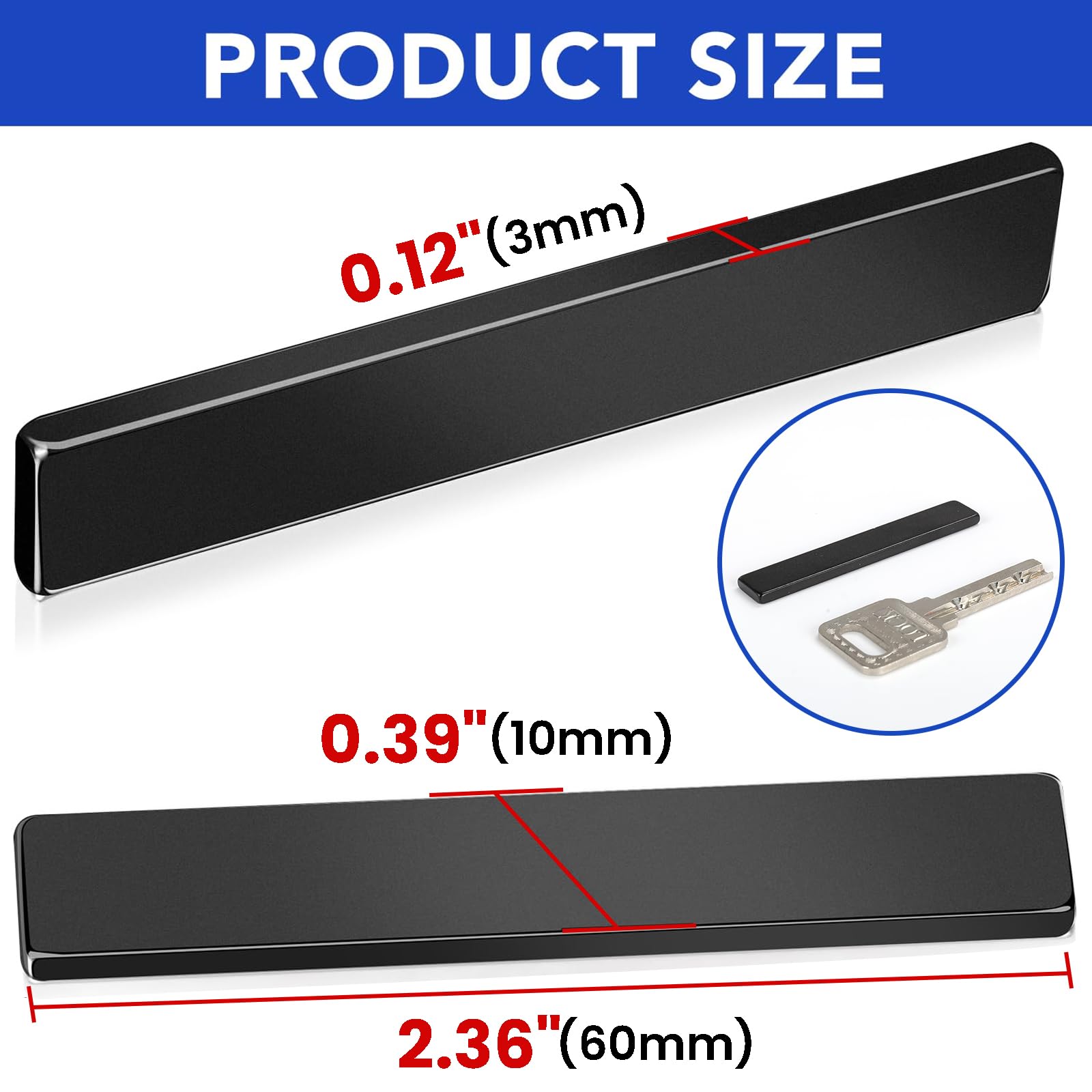 MIKEDE adhesive-backed magnet strip ready for DIY mounting