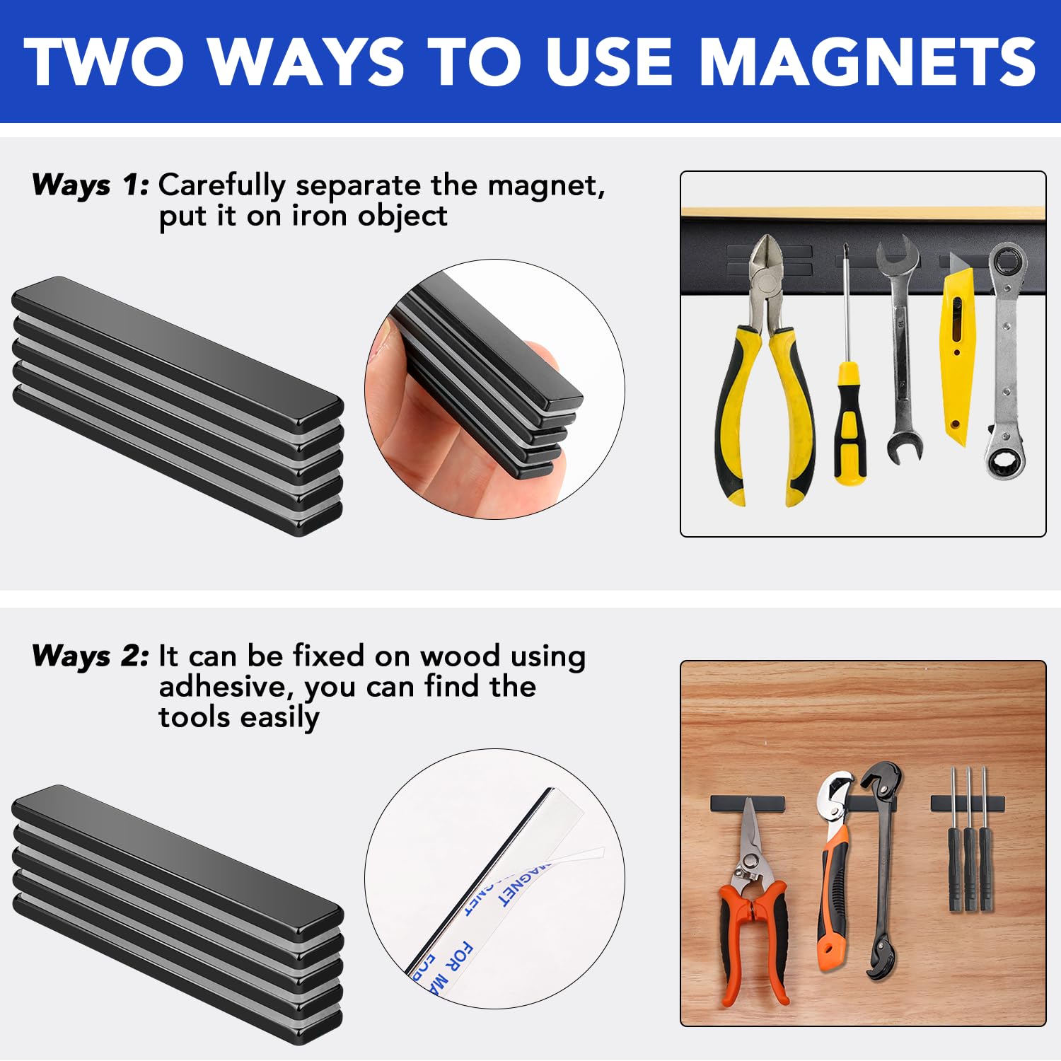 MIKEDE garage magnet securing small tools and parts