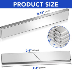 MIKEDE adhesive-backed magnet strip packaging with stickers.