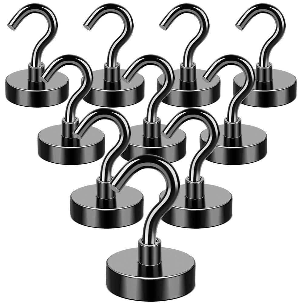 MIKEDE magnetic hook 50lbs on fridge door for organized storage and easy hanging.