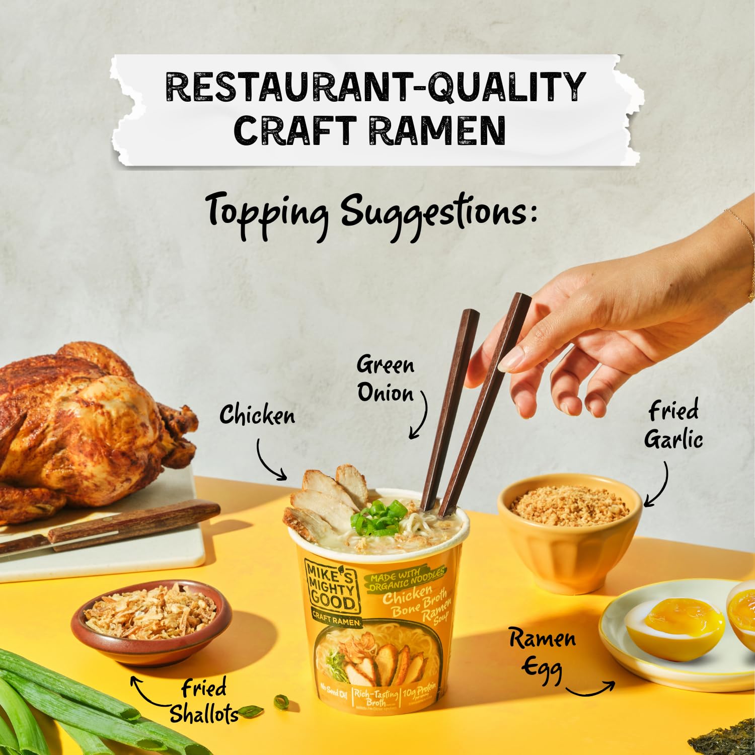 Mike's Mighty Good seed palm free ramen for clean eating