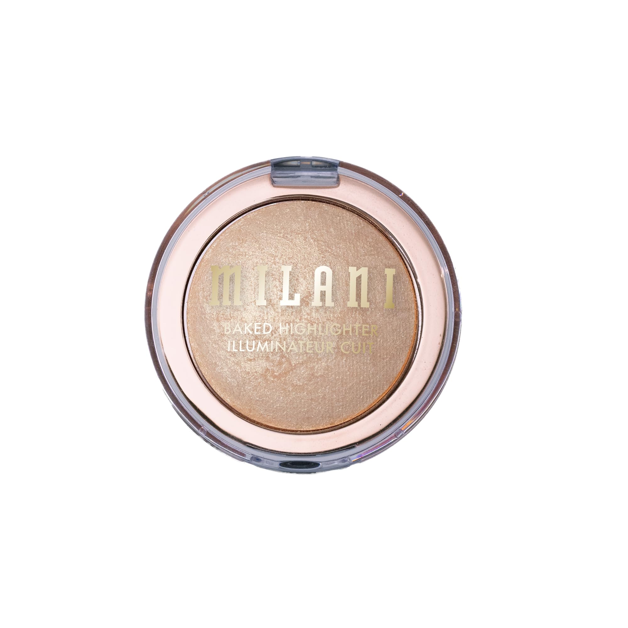 Milani Baked Highlighter Italian-made product inspired by terracotta tiles for premium finish.