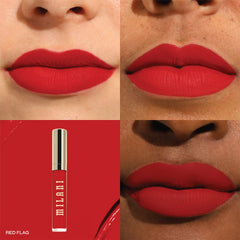 Milani Stay Put Lipstick lasts through a night out with steady color.