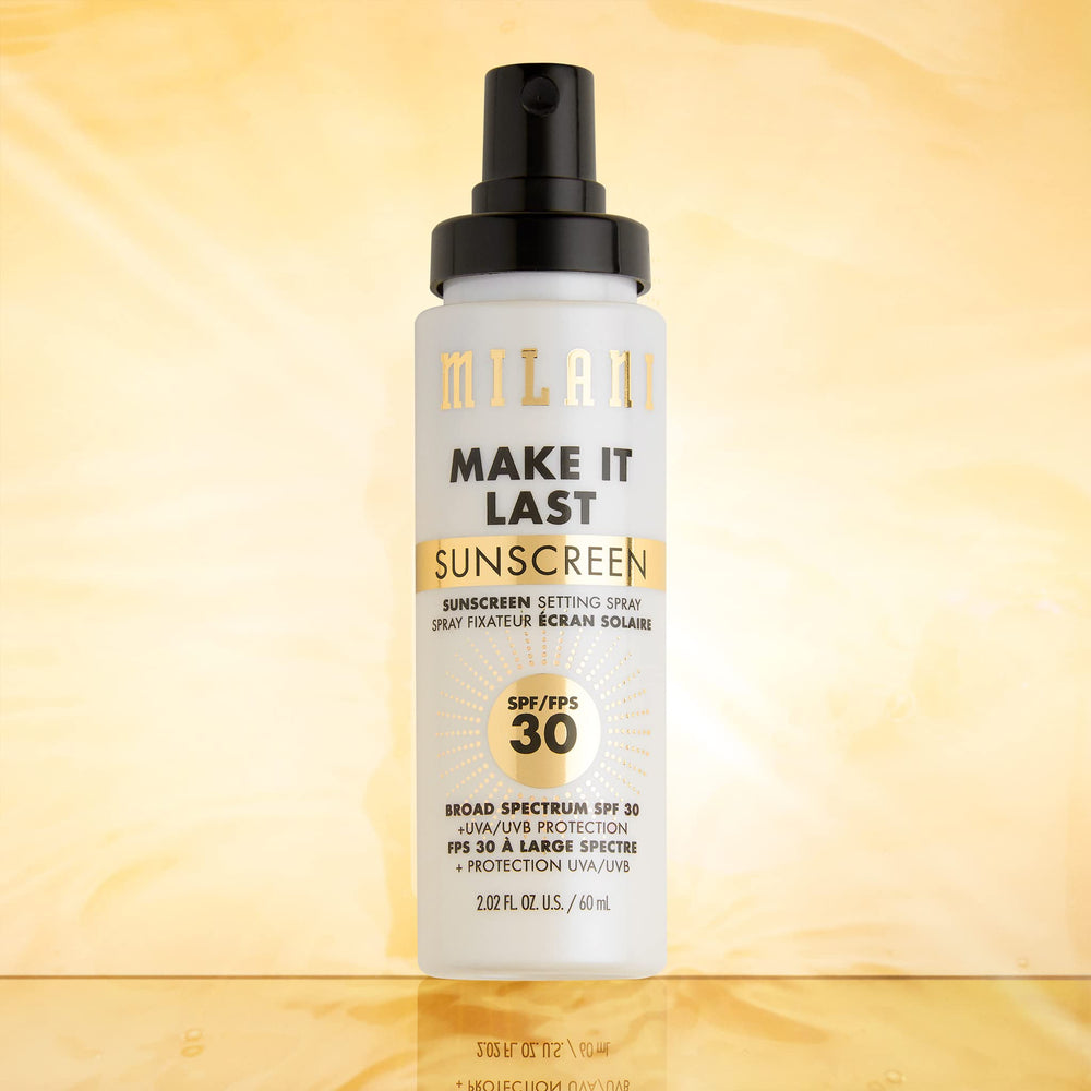 Milani setting spray provides long wear without sticky residue