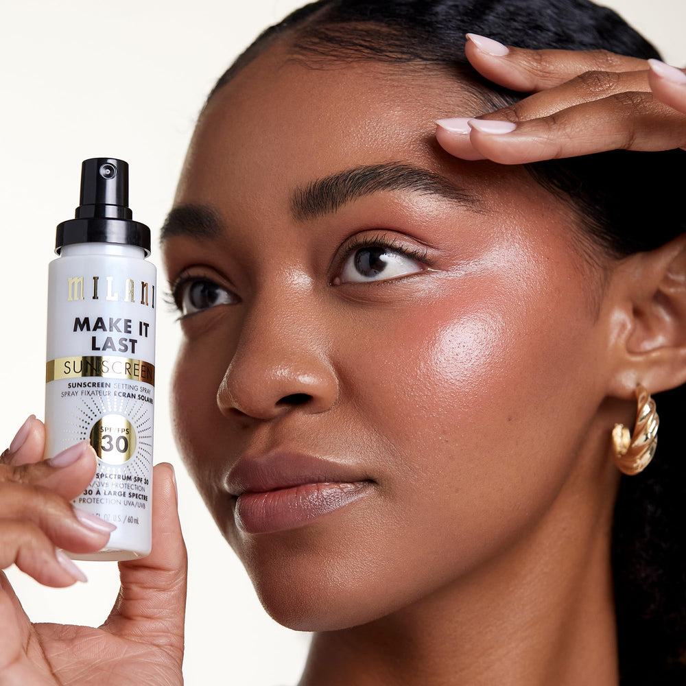 Milani setting spray pump-action for even mist distribution