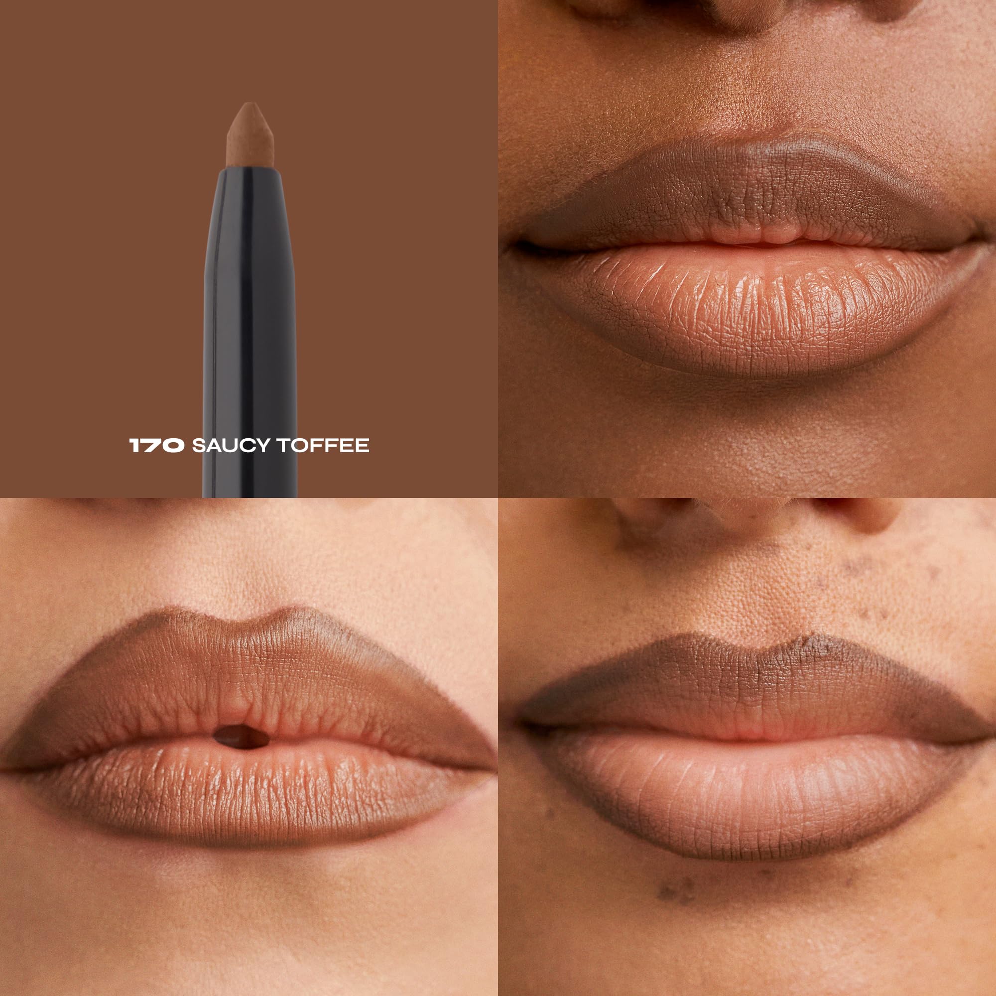 Milani Understatement Lip Liner Saucy Toffee creamy glide for comfortable wear
