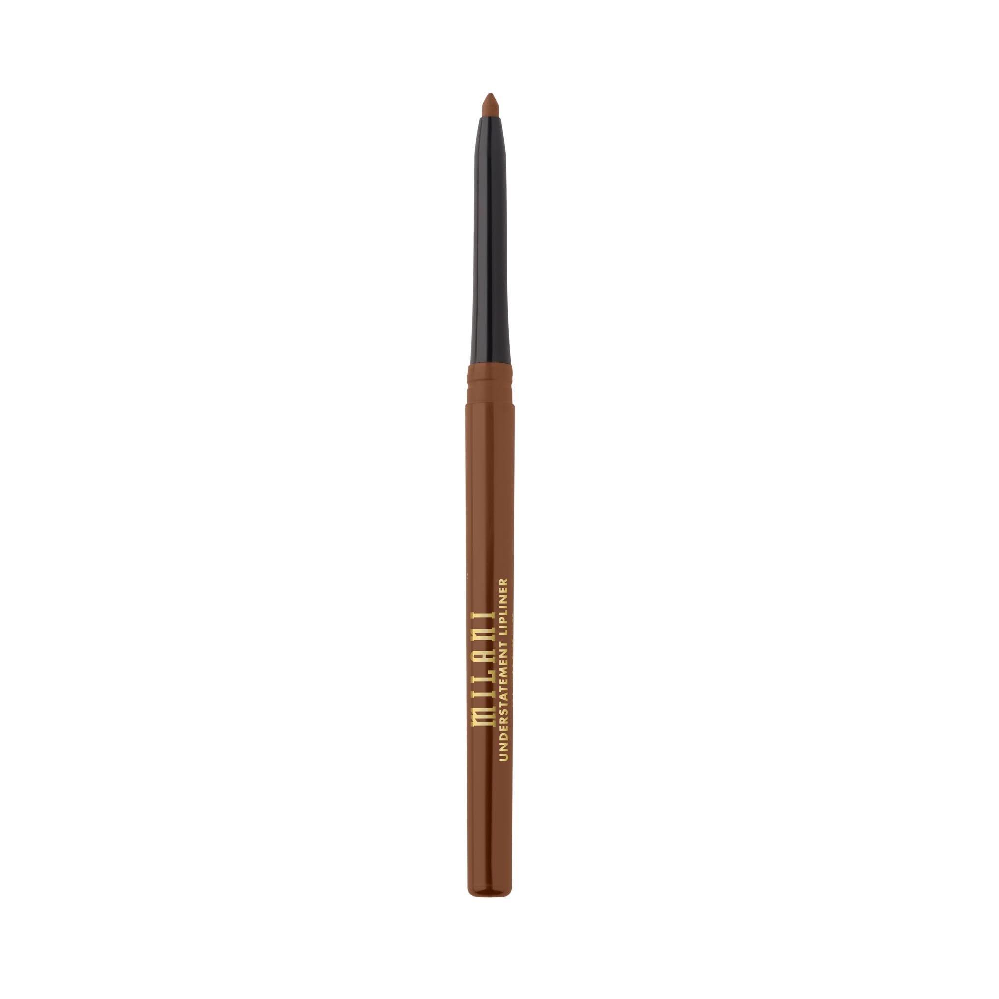 Milani Understatement Lip Liner Saucy Toffee pairs with lipstick for a polished finish