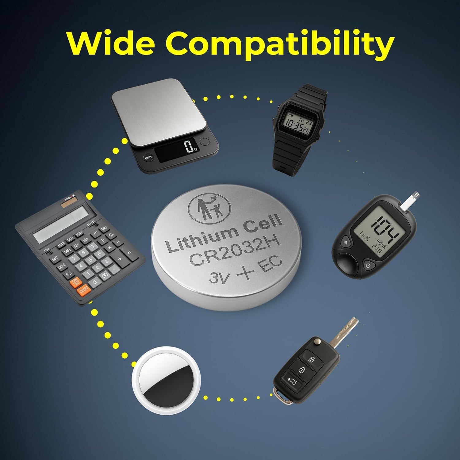 Milestock CR1632 coin-cell close-up, versatile power for compact electronics